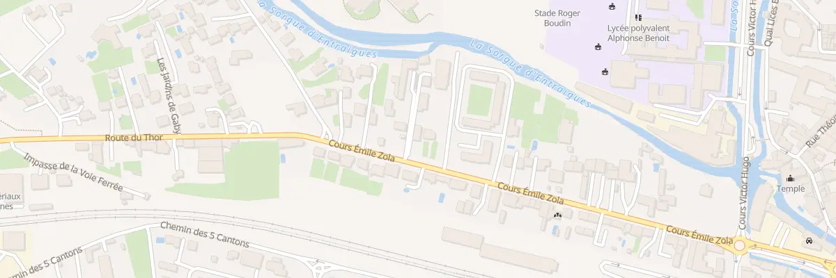 Plan du 410 Crs Emile Zola à L’Isle-sur-la-Sorgue