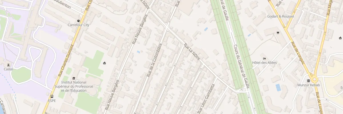 Plan du 8 Rue des Lilas à Dijon