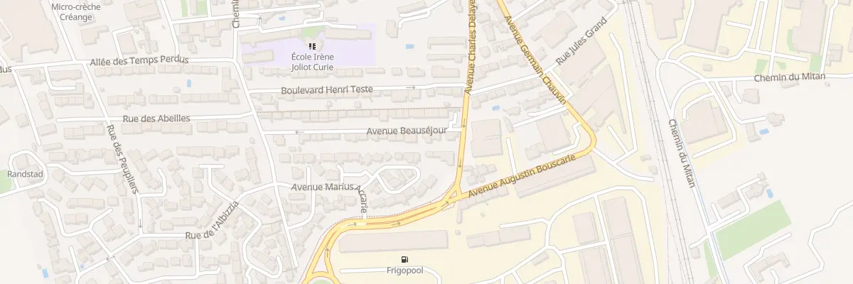 Plan du 45 Av Beausejour à Cavaillon
