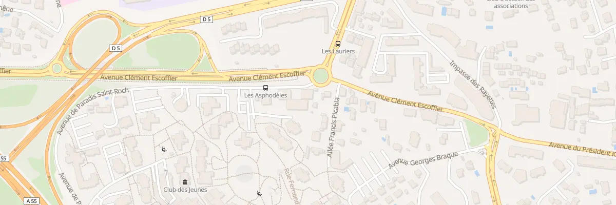 Plan du 5 Av de Paradis Saint-Roch à Martigues