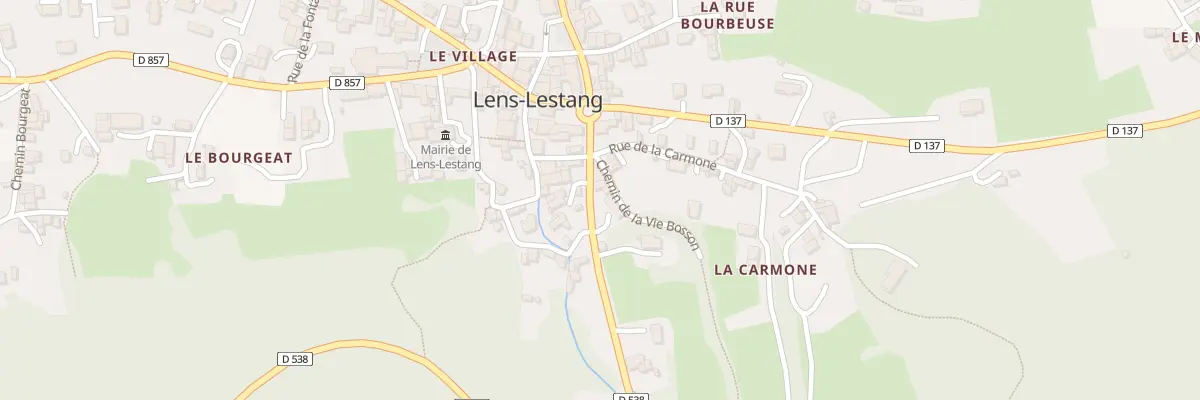 Plan du 85 Rte d’Hauterives à Lens-Lestang
