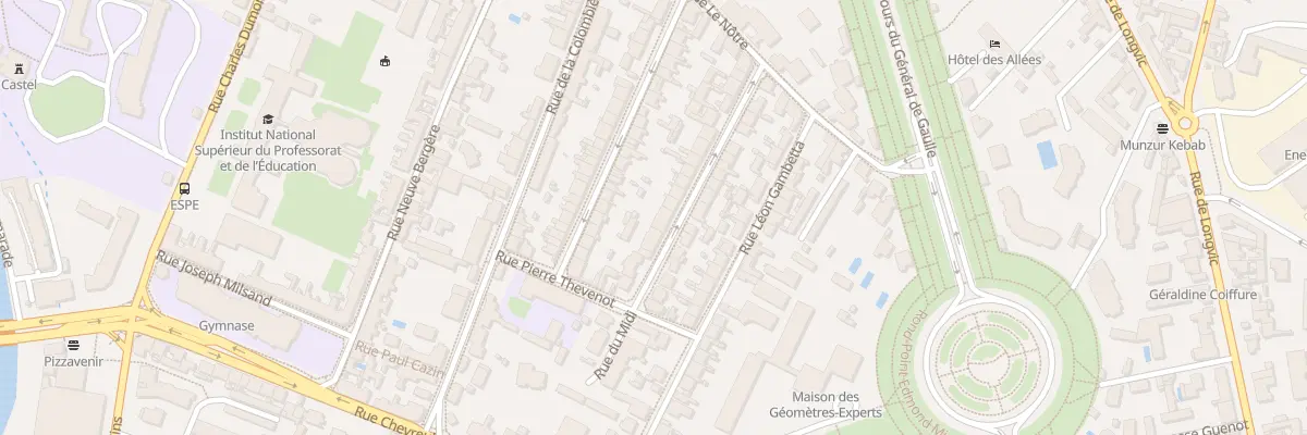 Plan du 24 Rue du Midi à Dijon