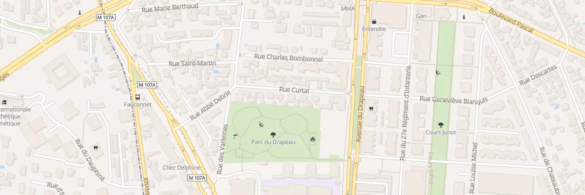Plan du 13 Rue Curtat à Dijon
