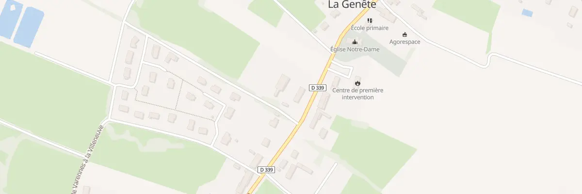 Plan du 645 Rue de la Tour de Jerusalem à La Genête