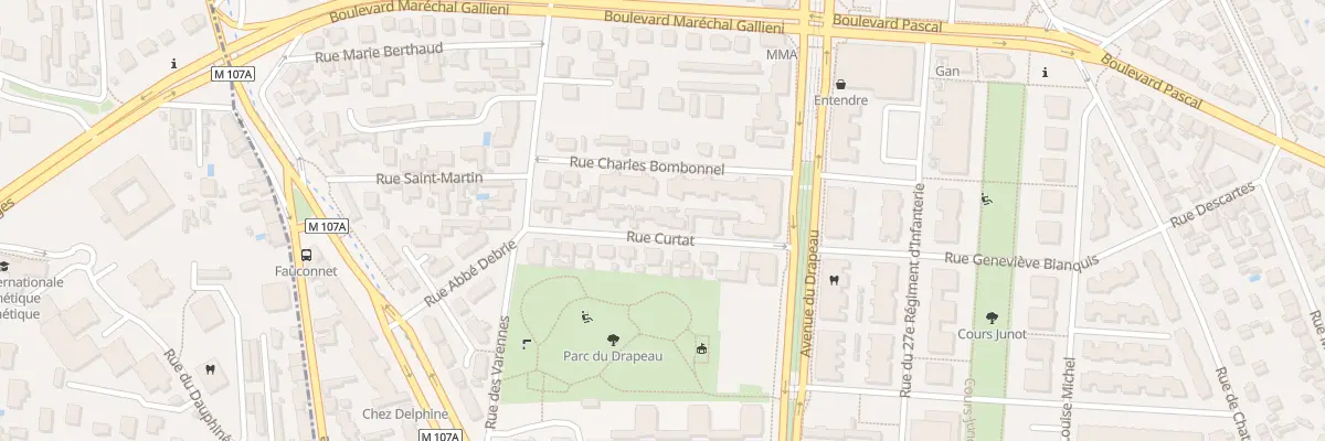 Plan du 10B Rue Curtat à Dijon