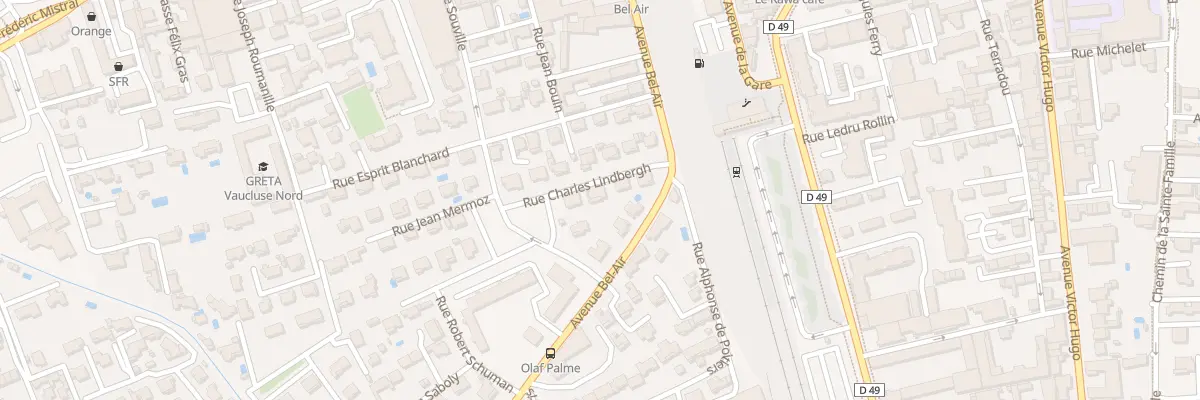 Plan du 69 Rue Charles Lindbergh à Carpentras