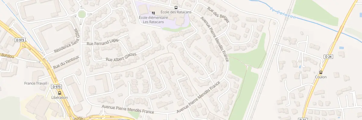 Plan du 120 Rue Chantegrive à Cavaillon