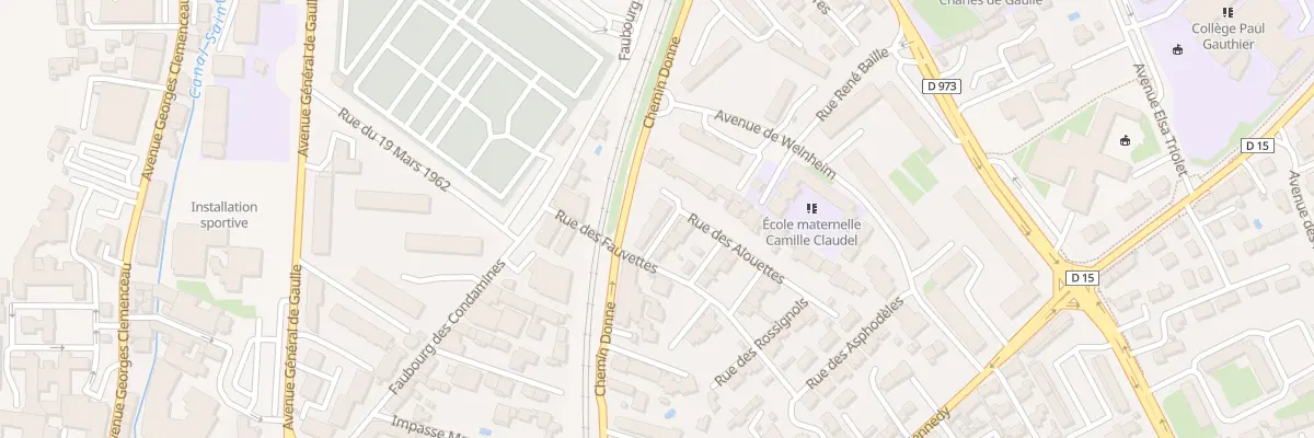 Plan du 8 Rue des Alouettes à Cavaillon