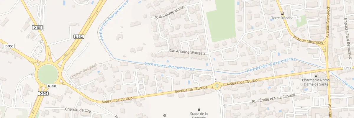Plan du 101 Rue Antoine Watteau à Carpentras