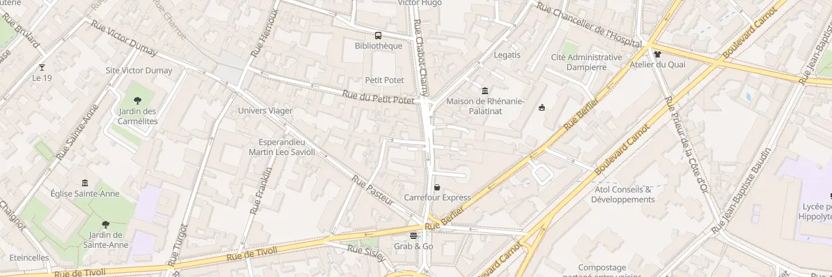Plan du 60 Rue Chabot Charny à Dijon