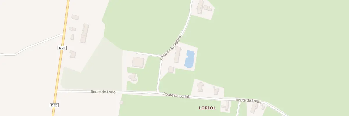 Plan du 118 Rte de la Geliere à Confrançon