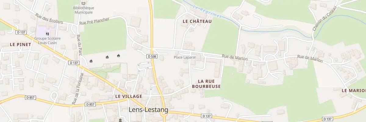 Plan du 145 Rue Bourbeuse à Lens-Lestang
