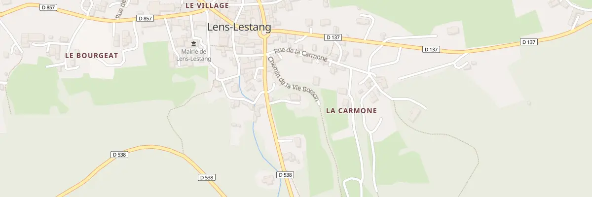 Plan du 125 Rte d’Hauterives à Lens-Lestang
