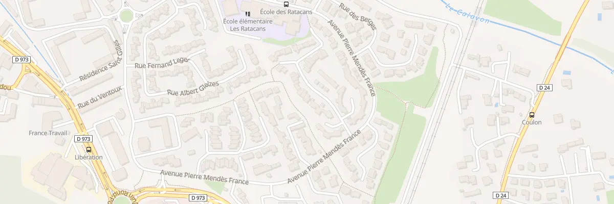 Plan du 97 Rue Chantegrive à Cavaillon