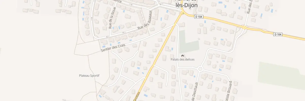 Plan du 10 Rue du Bois des Grottes à Asnières-lès-Dijon