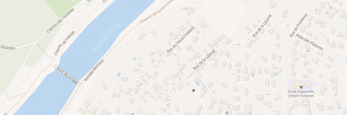 Plan du 9 Rue du Vieux Château à Jonage
