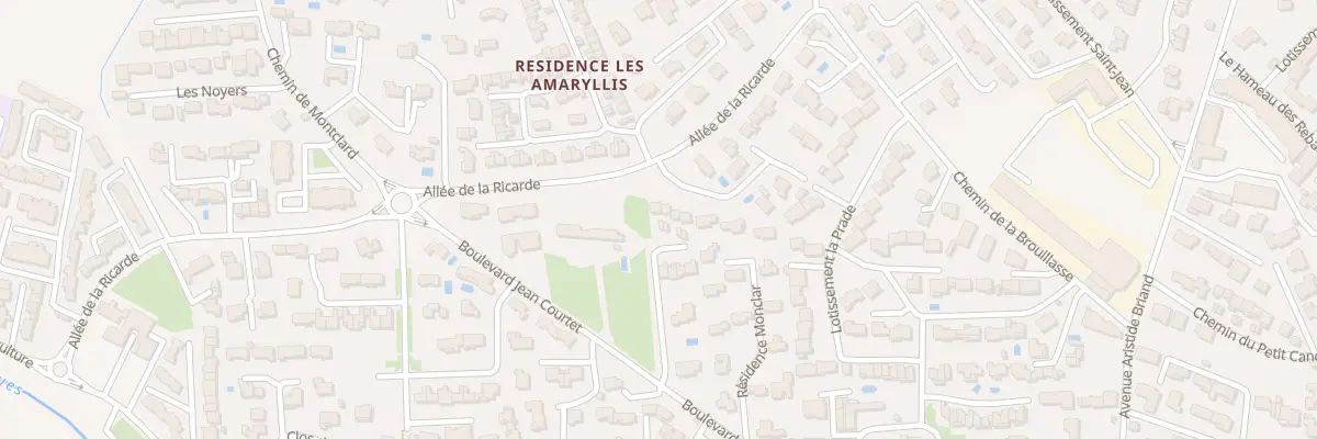 Plan du 396 Bd Courtet à L’Isle-sur-la-Sorgue