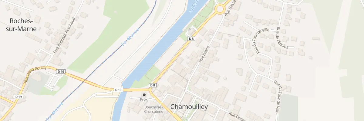 Plan du 14 Rue du Port à Chamouilley