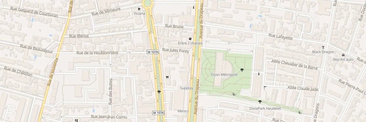 Plan du 51 Av du Drapeau à Dijon