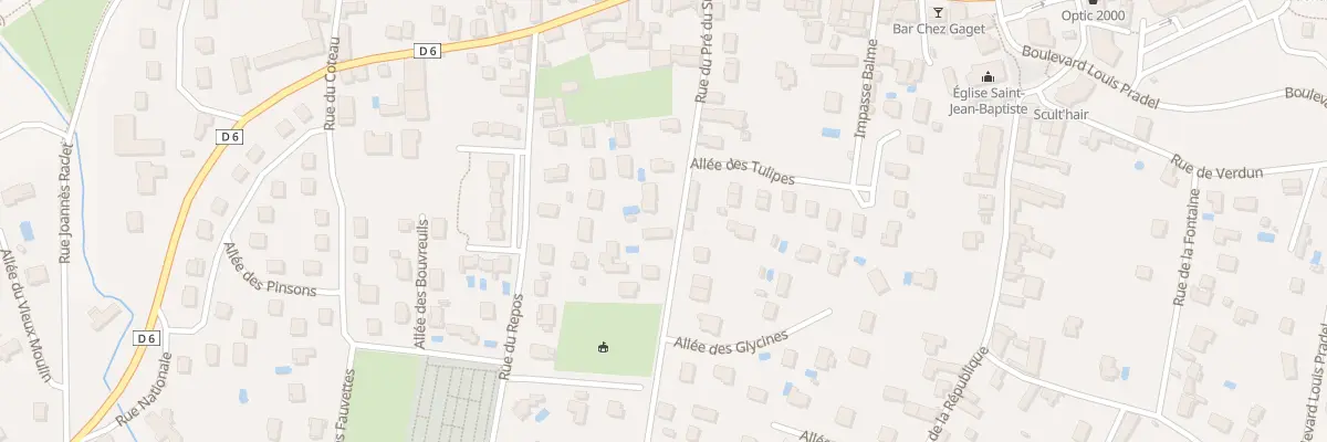 Plan du 10 Rue du Pré du Sud à Jonage