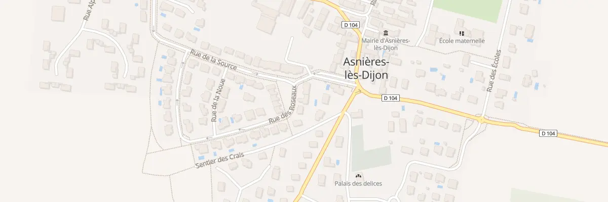 Plan du 3 Rue des Roseaux à Asnières-lès-Dijon
