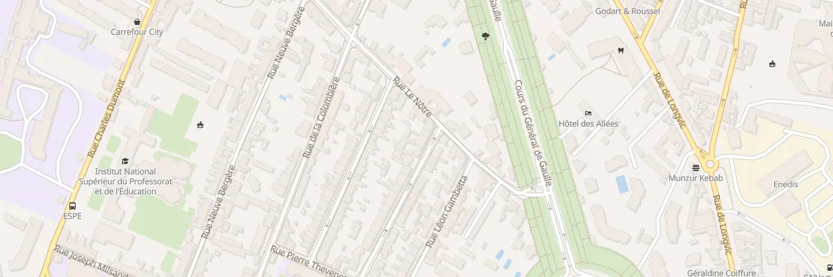 Plan du 4 Rue du Midi à Dijon