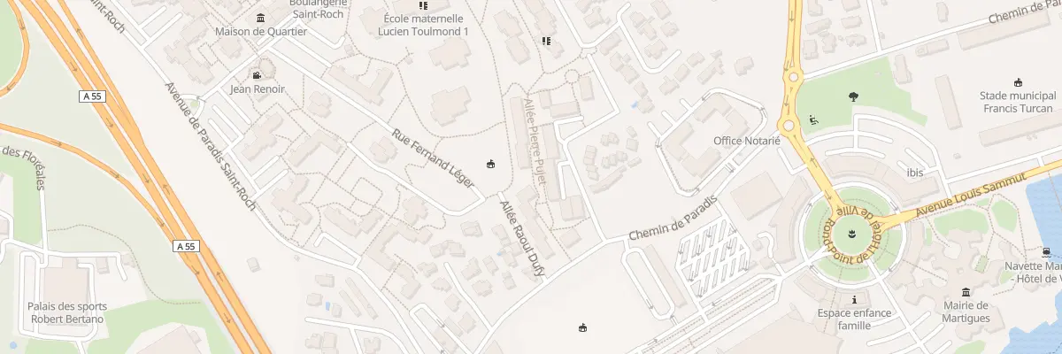 Plan du 9001 Res Paradis Parc à Martigues