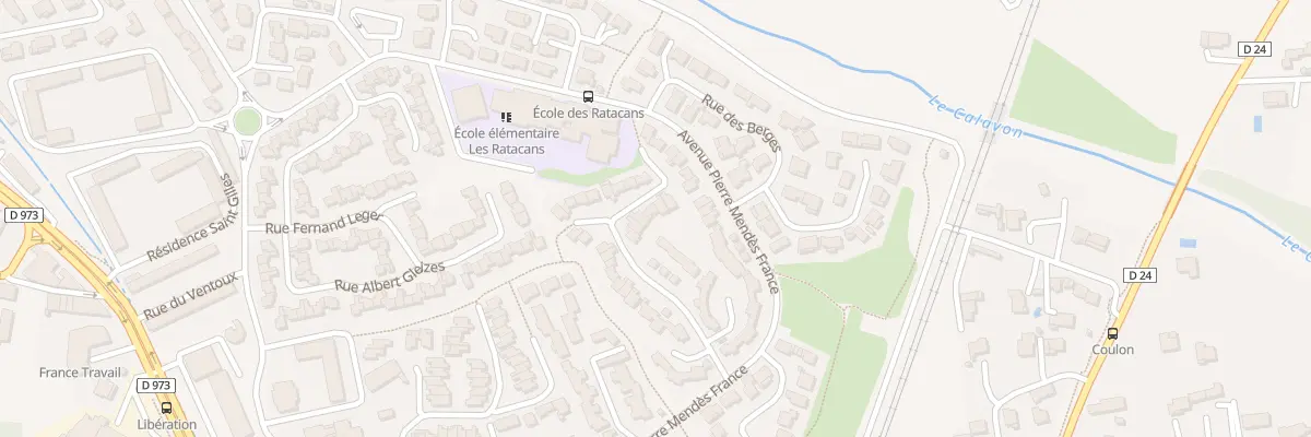 Plan du 195 Rue Chantegrive à Cavaillon