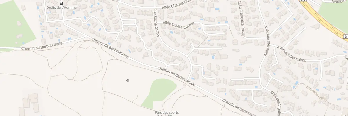 Plan du 2 All Joseph Agricol Viala à Martigues