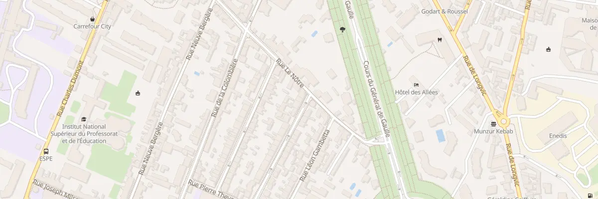 Plan du 2 Rue du Midi à Dijon