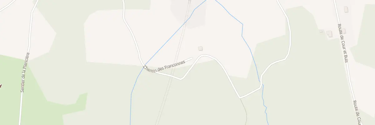 Plan du 1400 Chem des Franconnes à Meyssiez
