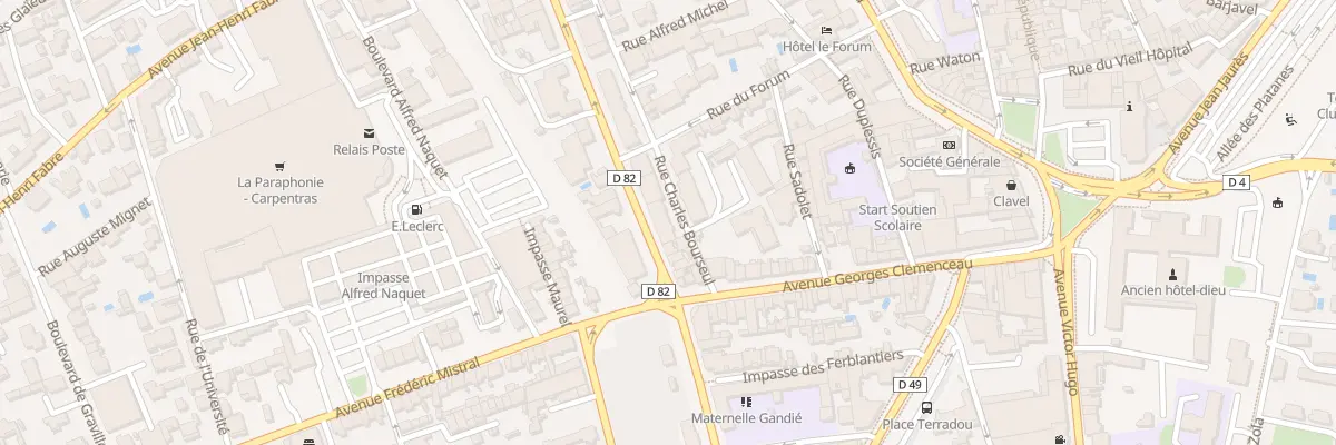 Plan du 40 Av Pierre Semard à Carpentras