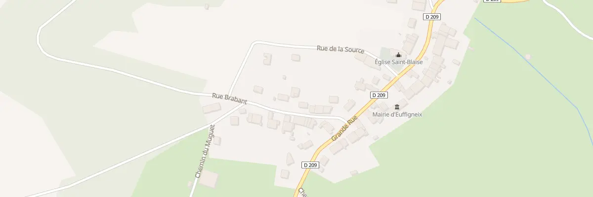 Plan du 10 Rue Brabant à Euffigneix