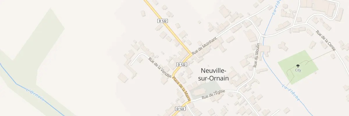 Plan du 5 Rue de Moinhant à Neuville-sur-Ornain