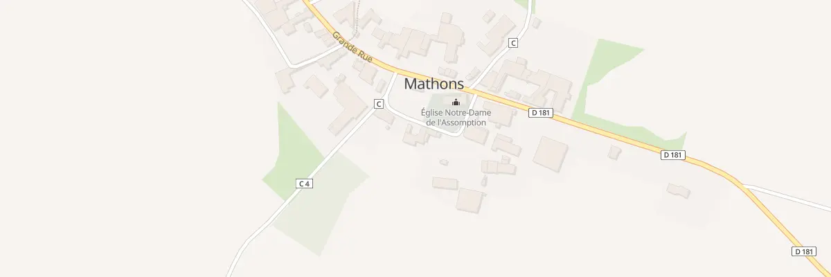 Plan du 4 Rue du Lac à Mathons