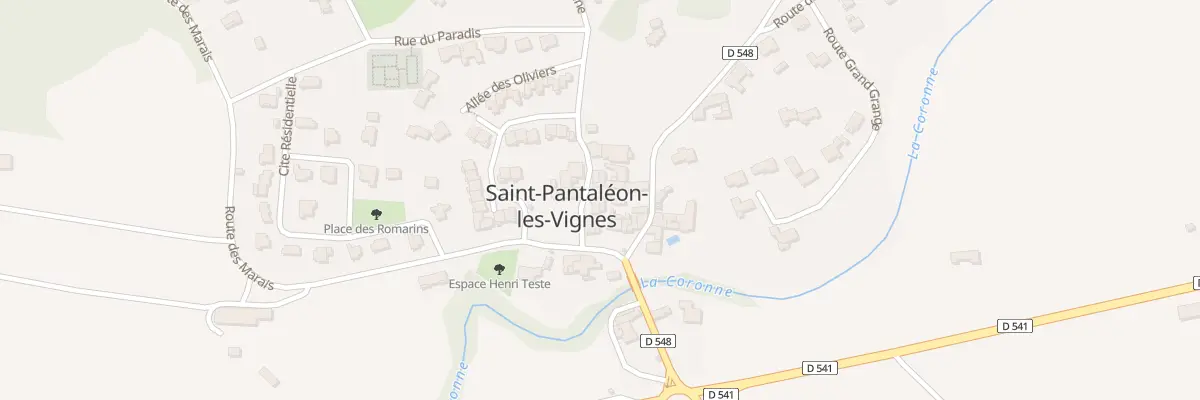 Plan du 3B Rue du Fournil à Saint-Pantaléon-les-Vignes