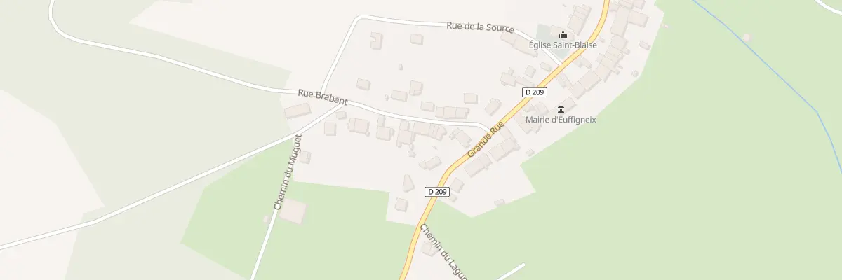 Plan du 5 Rue Brabant à Euffigneix