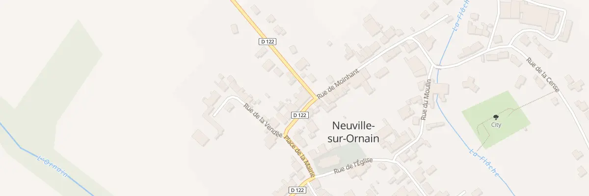 Plan du 7 Rue de Moinhant à Neuville-sur-Ornain