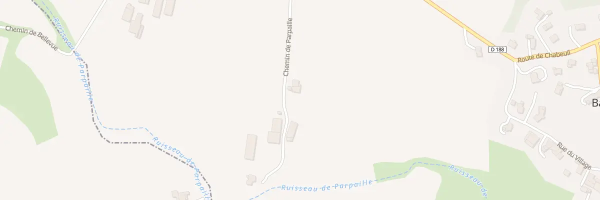 Plan du 5057A Parpaille à Barcelonne