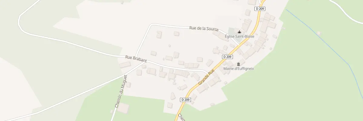 Plan du 8 Rue Brabant à Euffigneix