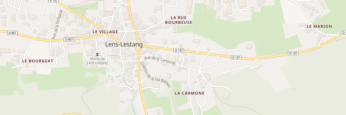 Plan du 85 Rue de la Carmone à Lens-Lestang