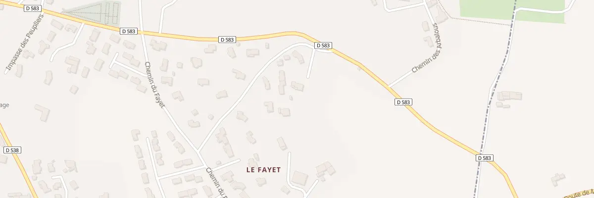 Plan du 5293 Le Fayet à Margès