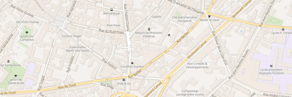 Plan du 65B Rue Chabot Charny à Dijon