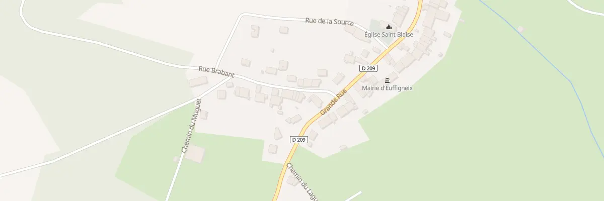 Plan du 3 Rue Brabant à Euffigneix