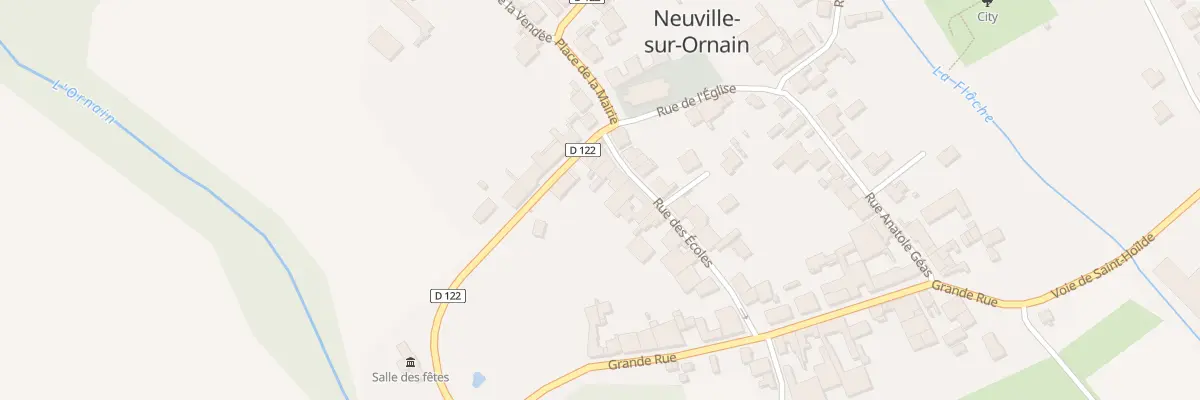 Plan du 6 Rue des Ecoles à Neuville-sur-Ornain