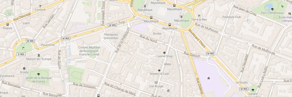 Plan du 18 Rue Jean-Jacques Rousseau à Dijon