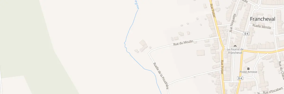 Plan du 10 Rue du Moulin à Francheval