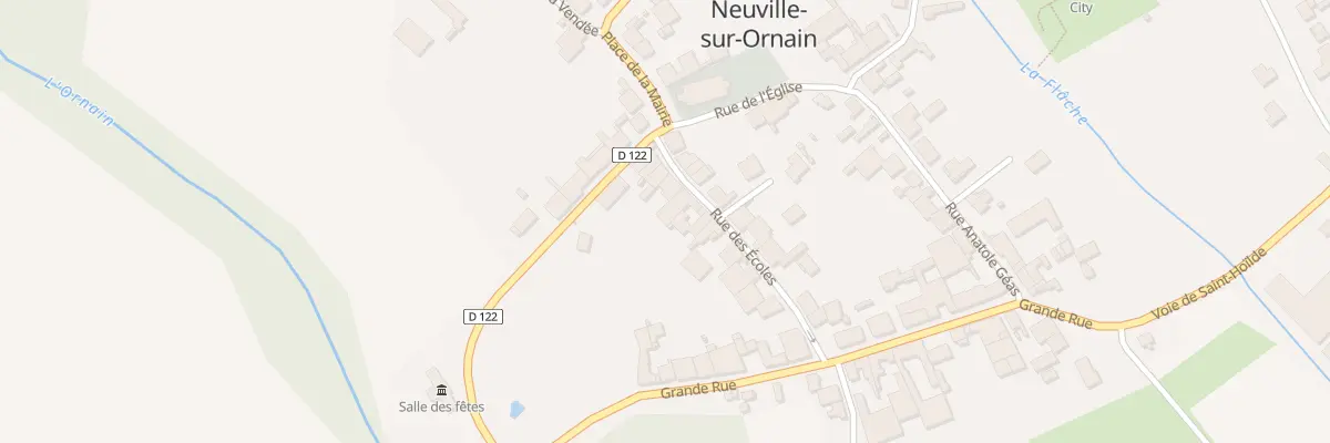 Plan du 8 Rue des Ecoles à Neuville-sur-Ornain