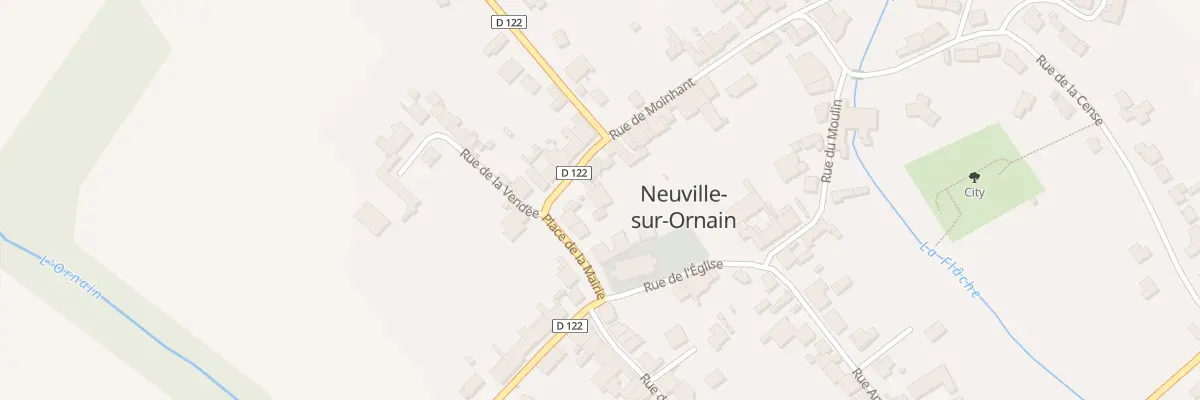Plan du 8 Pl de la Mairie à Neuville-sur-Ornain