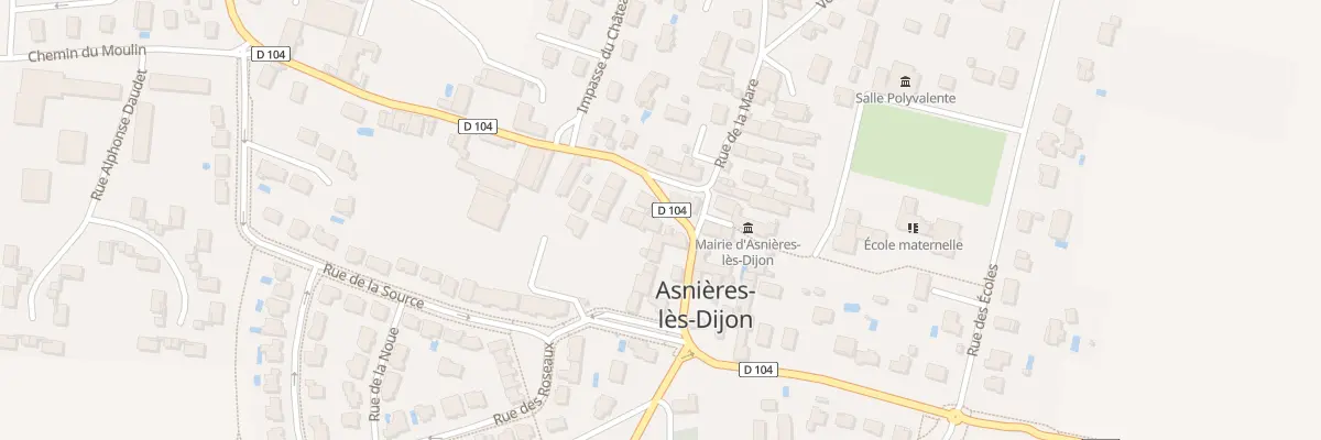 Plan du 1 Rue de Messigny à Asnières-lès-Dijon